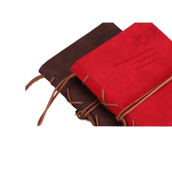 Läder Skrivande Journal Notebook, Klassisk Nyckel Bunden Retro Vi