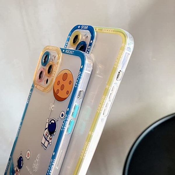 Kompatibel med iPhone 12 Pro Max Clear Case Kvinnor Flickor Cu