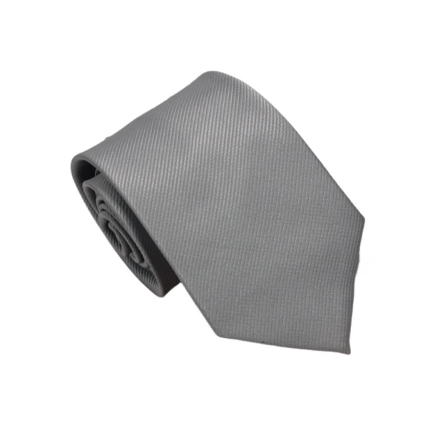 Affärsmässig slips för män, polyester silketwill, handgjord s