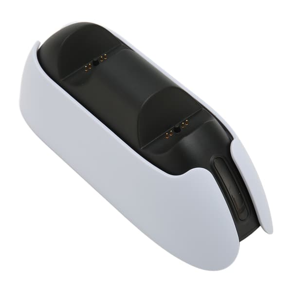 Ladeholder for PS5-kontroller, dobbel ladeholder med LED-indikator for PS5-dokkingstasjon
