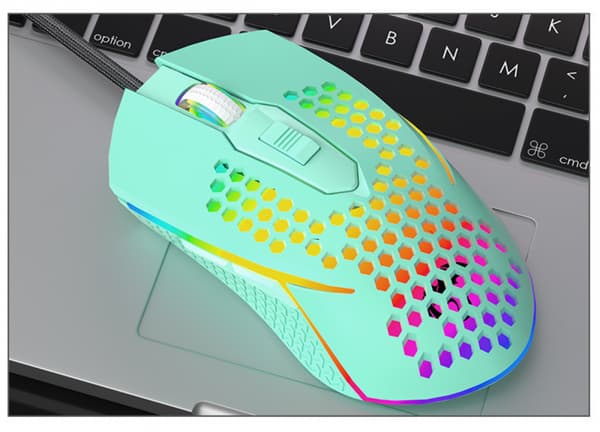 Spelmus, Trådbunden Ergonomisk Spelmus med 6 Programmerbara