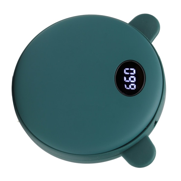 Ladattava kädenlämmitin, söpö karhu, 5200 mAh, 3 lämpötila-asetusta, taskukokoinen sähkökädenlämmitin puhelimeen, tablettiin, talvi, vihreät karhun korvat
