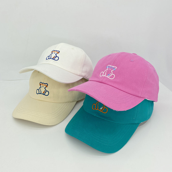 Hatt Dam Alphabet Fyraklöver Broderi Mjuk Topp Sp White