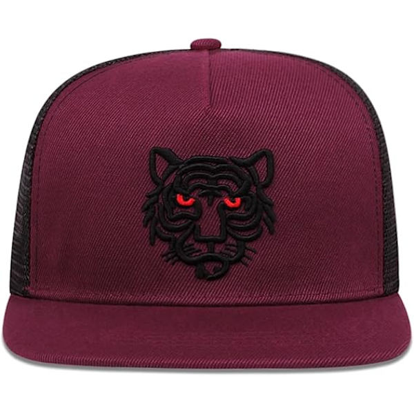 Baseball kasket Bomuld Broderi Baseball kasket Mænd Kvinder Snapback Hatte Sommer Trucker Kasketter Unisex Hip Hop Hatte Red