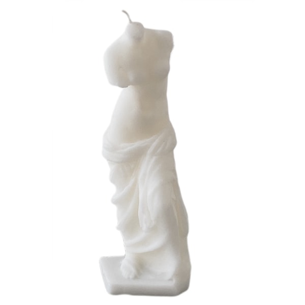 Venus Statue Duftlys, 120G Aroma Sojavoks Dekorativ Ca
