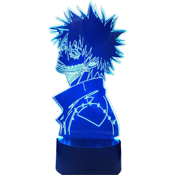 My Hero Academia Dabi 3D Barnnattlampa Touch 7 Färg Chan