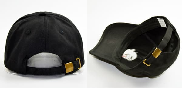 Broderte hatt baseballcaps klassisk hatt justerbar mesh-hatt Black