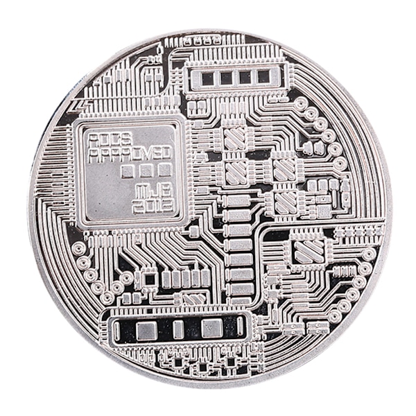 Sliver Pattern BTC Samlarobjekt i Metall, Minnesmärke, Souvenir, Konstverk