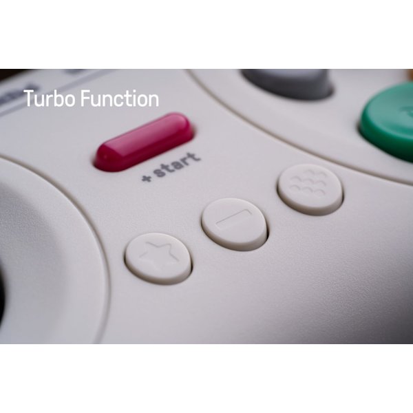 M30 Trådlös Bluetooth-kontroller Retro Gamepad för Switch, PC Windows, MacOS, Android, Raspberry Pi med Sega Genesis & Sega Mega Drive-stil (Vit White