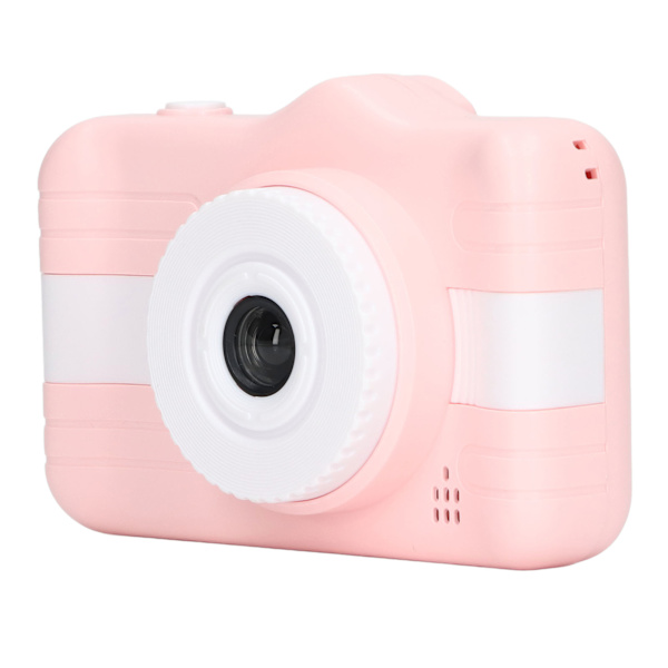 Lasten digitaalinen kamera 20MP Smart HD etu- ja takakuvaus Mini Cartoon Selfie -lelu Lasten lahja Pinkki