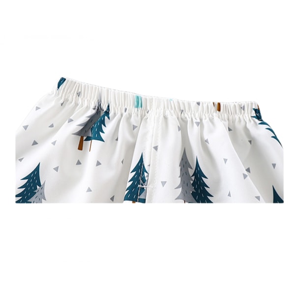 Barn 2-delad pyjamas sovkläder set, L (träd)