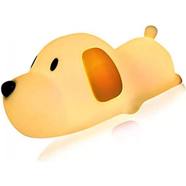 LED Doggy Night Light, Soft Puppy Silicone Baby