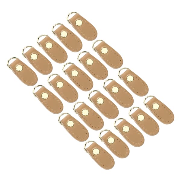Læder D-ringe Multifunktion DIY Håndtaske Sideklips Spænde med Guld Tilbehør til Taskefremstilling Tilbehør Beige Guld Tilbehør
