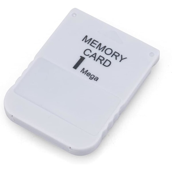 1MB High Speed Game Memory Card Kompatibel med Sony Playstation 1 PS1 Minneskort, 2 st