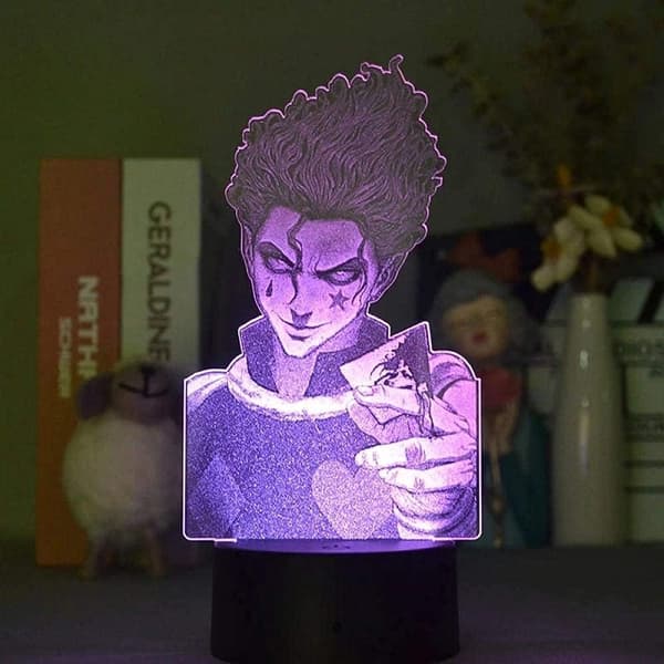 Hunter X Hunter 3D Illusions nattlampe med smart berøringskontroll, perfekt gave til hjemmedekor og barn