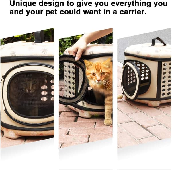 Håndtaske Bur Bærbar Foldbart Bur, Egnet til Hund, Kat, P