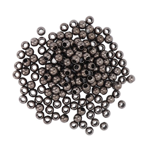200 st hartsresin pärlor bred applikation blank yta robust hållbar levande färg hantverks pärlor för smycken kläder väska 12 mm pistol färg