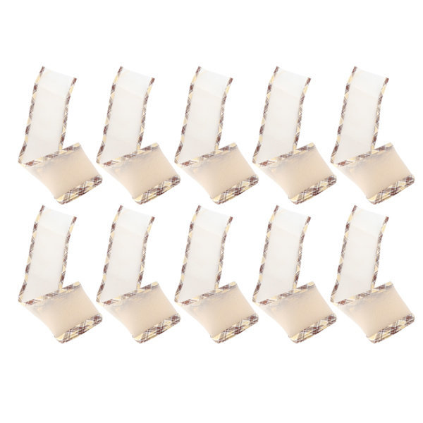 10 meter kantbånd polyester tyl til tøjtilbehør DIY hovedbeklædning hår 2,6 tommer (brun C2 )