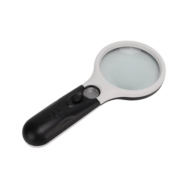 Ljusförstoringsglas LED-ljus Akryl Dubbel optisk lins Hög transparens Bärbar förstoringsglas med ljus