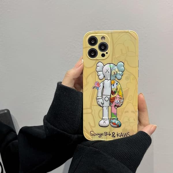 Yhteensopiva iPhone11Pro Maxin kanssa, silikoninen iskunkestävä valaiseva