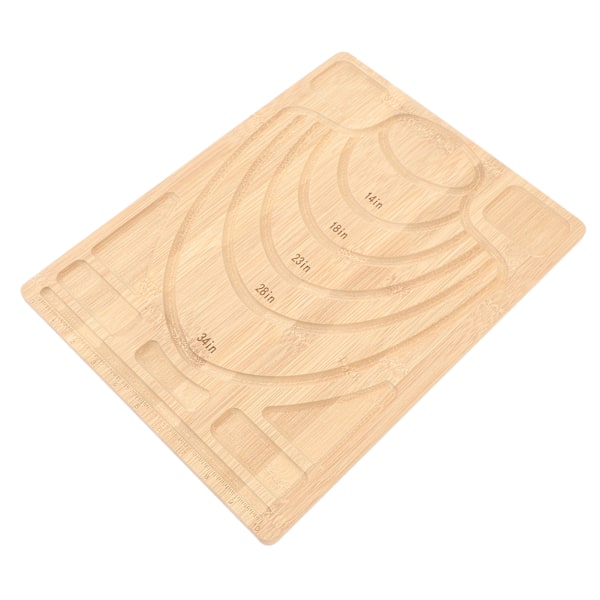Perleplader til smykkefremstilling Multifunktion DIY Bambus Combo Perleplade til halskæde armbånd Fremstilling Smykke Display Bakke