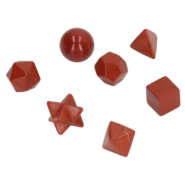 7 st chakra kristaller utsökta geometriska kristallstenar chakra healing kristaller kit för meditation hem inredning röd
