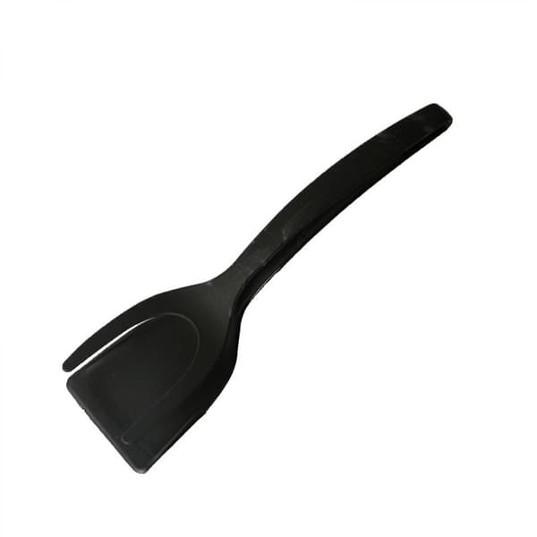 Stekt Egg Dobbel Spatel, Non-stick Matklips 2-I-1 Silikon Eggvender Pannekake B