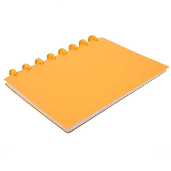 A5 Svamphål Binder Påfyllningsbar Skrivpapper Anteckningsbok Kontor Skola Material (Orange Point)