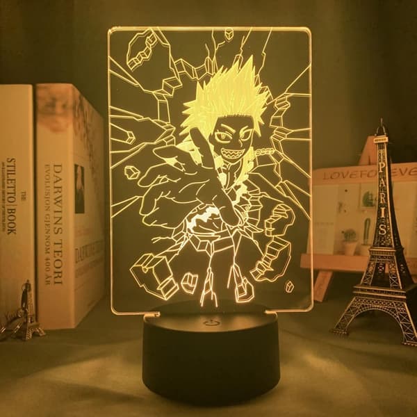 3D Led Illuusio Lamppu Yövalo Eijiro Kirishima Led Yö