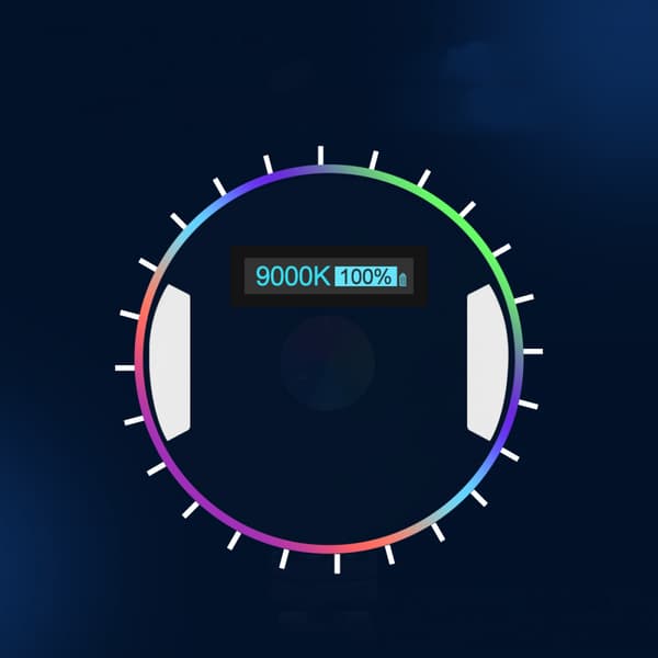Rgb Led Fyllelys Mini Bærbar Multifunksjon Lommekamera