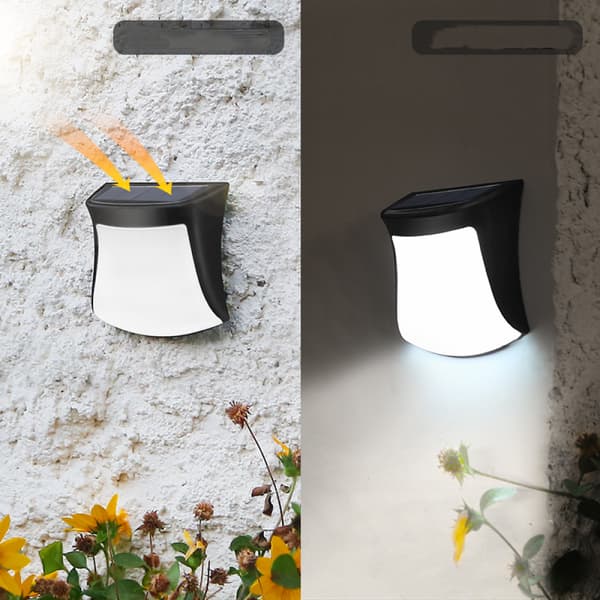 Solcellelamper for utendørs bruk, 1 pakke solcellehagelamper, vanntett B