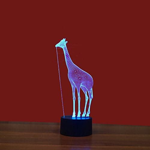 Giraff Akryl 3D Nattlamper USB LED Bordlampe Hjem r2d2