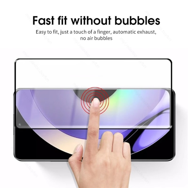 9D böjd skyddsglas för Realme10 ProPlus skärmskydd härdat glas