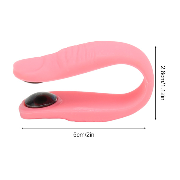 2 stk. Tigermundsklemme Pink Lille Nem at bruge Stressaflastning Holdbar Plastik LI4 Akupressurpunkt Klemme til Massage Familie