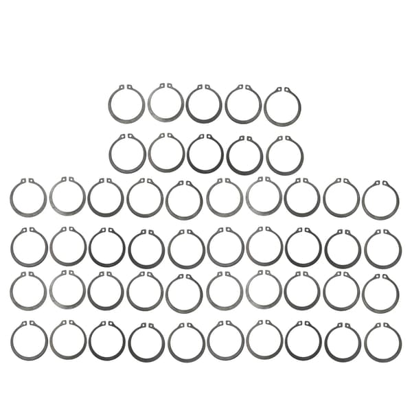50 stk. AC Kompressor Koblingsaksel Snap Ring 1,5 mm Tykkelse Jern Robust til 507 AC Kompressor