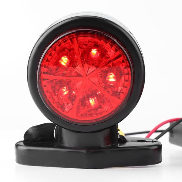 12V 10LED Mini Rund Sidemarker Kulelys Signalindikatorlampe for Tilhenger Lastebil