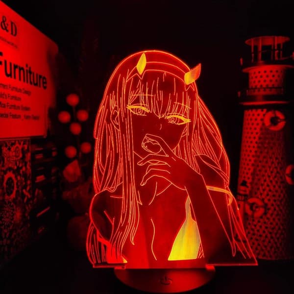 Smuk Gave 3D Natlampe Zero Two 002 Darling in The FR