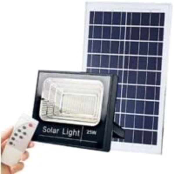10W 550Lm 3,2V/5,5Ah Solcelle LED-projektør - Dagslys Hvid 6000K