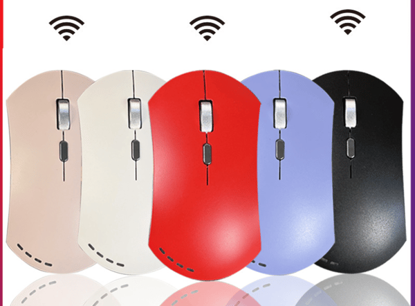 Uppladdningsbar Bluetooth-mus Dubbelläge Tyst Notebook Office