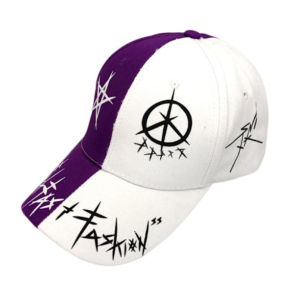 Unisex Graffiti Baseballkeps, K-pop Boys Utomhus Spänne Kep, E