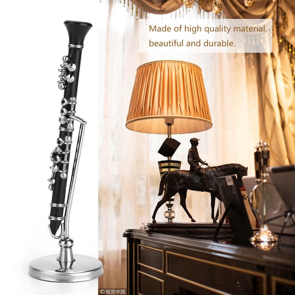 Miniatyr saksofon replika modell display musikkinstrument ornamenter dekorasjon gave