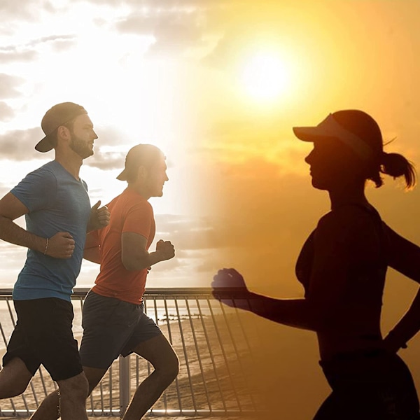 Sports Solskydd för Kvinnor Män Sommar Justerbar Solhatt Ca C