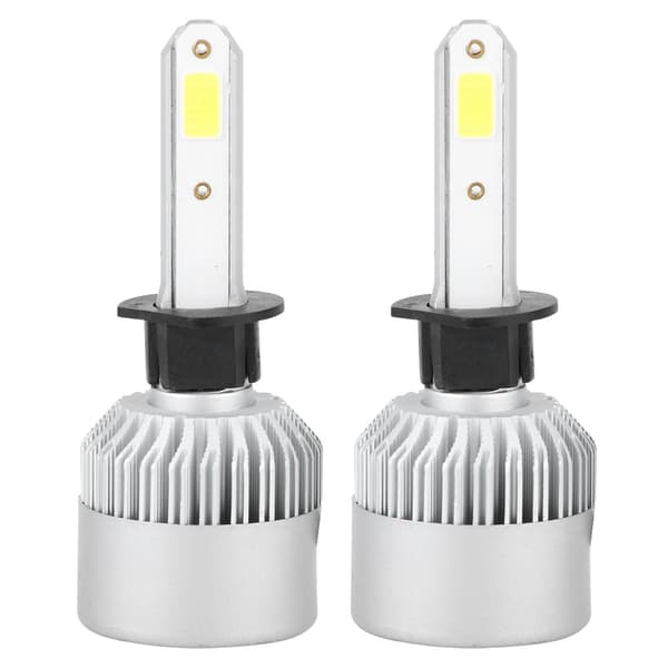 2 stk S2-COB H1 Bil LED Hovedlys 6000K IP67 Vanntett Frontlys