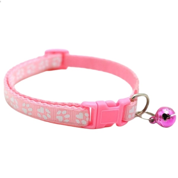 Hundhalsband Andas Nylon Pet Halsband Justerbar Liten och Pink 2