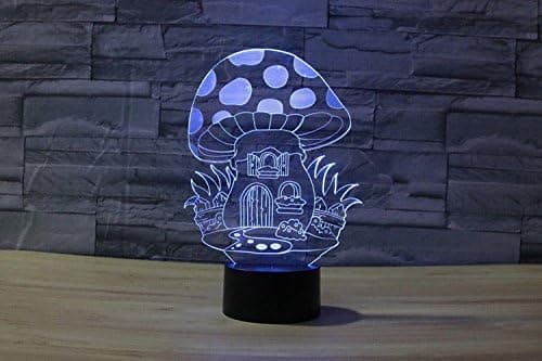 3D Illusion Jesus Kors Natlampe, 7 Farver Gradvis C