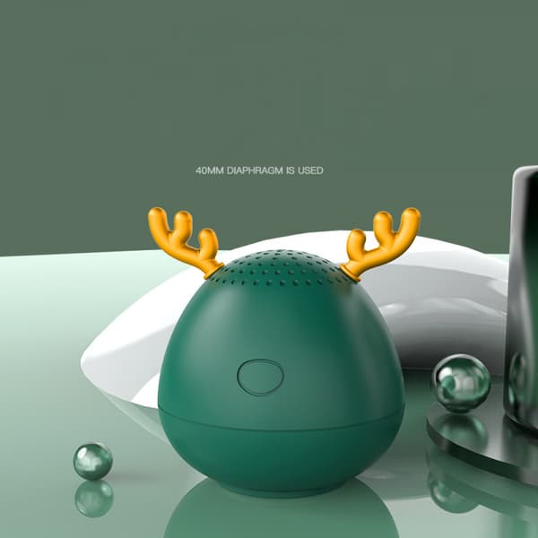 Liten Bluetooth-høyttaler, Mini Bærbar Trådløs Høyttaler, Pu