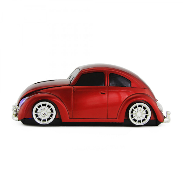 Beetle bilmus/Volkswagen Beetle/2.4G trådlös mus  Röd