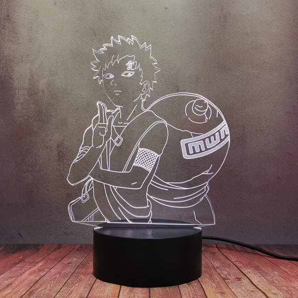 Naruto Kakashi Uchiha Sasuke 3D Illusion Natlampe Sm