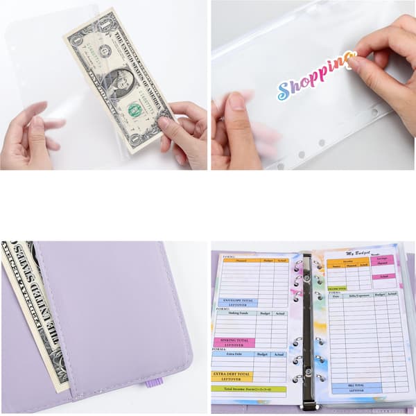 5.1*7.45 tommer Hardcover Pastel Farve Journal med Glimmer E