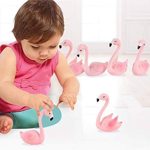 Flamingo Kagedekorationer Pink Flamingo Kagepynt